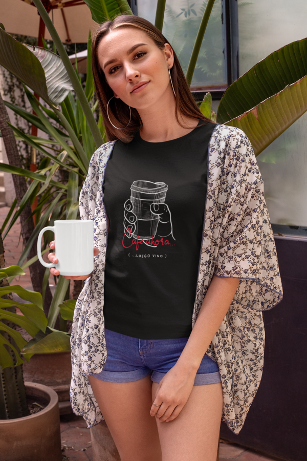 camiseta café