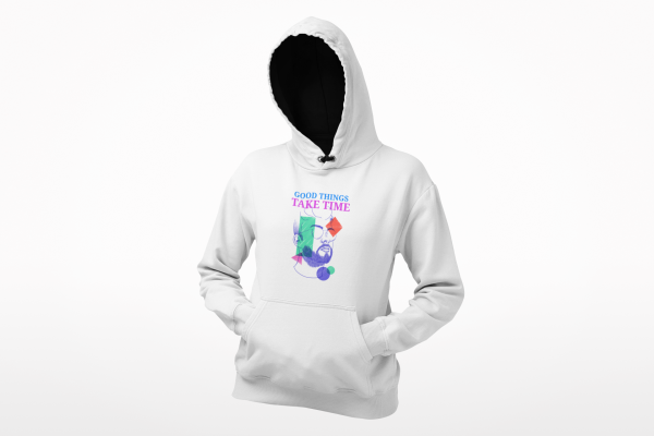 GOOD THINGS TAKE TIME - Sudadera unisex - Imagen 5