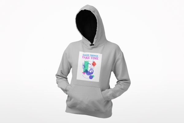 GOOD THINGS TAKE TIME - Sudadera unisex - Imagen 4