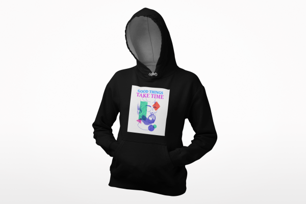 GOOD THINGS TAKE TIME - Sudadera unisex - Imagen 3
