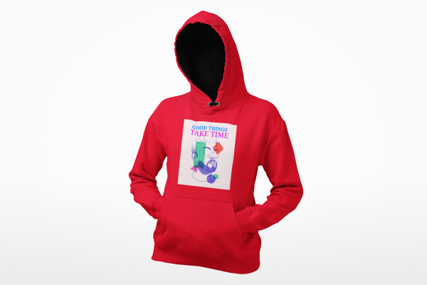 GOOD THINGS TAKE TIME - Sudadera unisex - Imagen 2