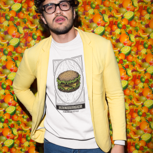Camiseta hamburguesa