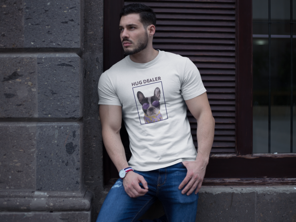 Hug Dealer - camiseta bulldog francés - Imagen 3