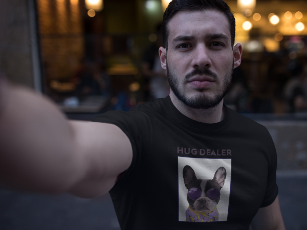 Hug Dealer - camiseta bulldog francés - Imagen 4
