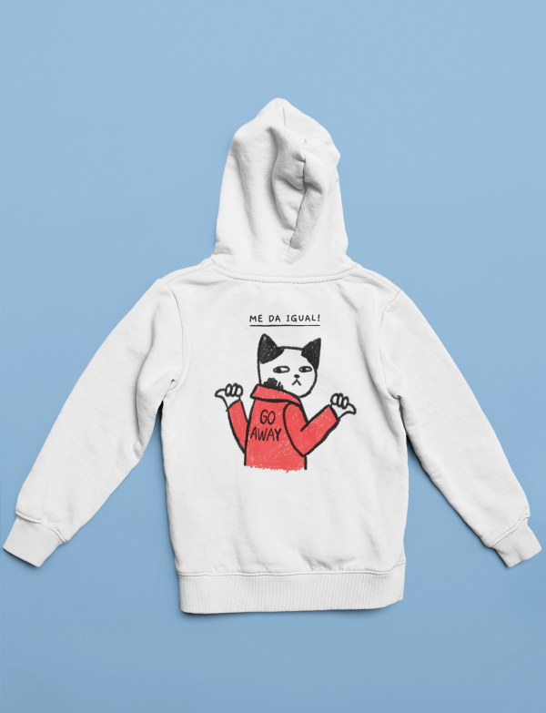 Me da igual - sudadera de gato - Imagen 3