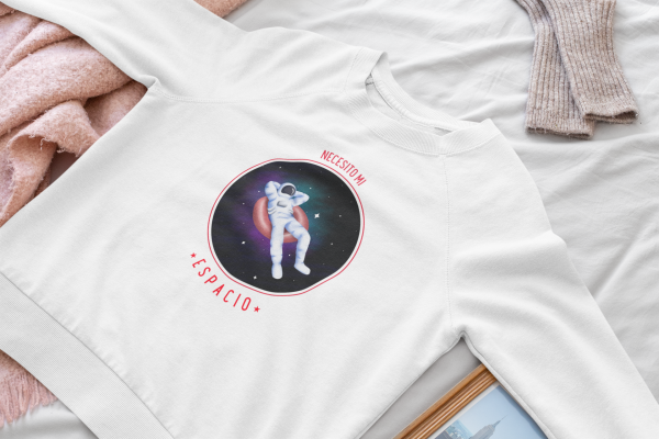 Necesito mi espacio - Sudadera astronauta - Imagen 4