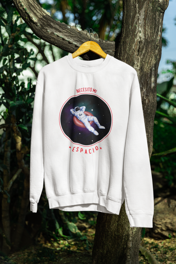 Necesito mi espacio - Sudadera astronauta - Imagen 3