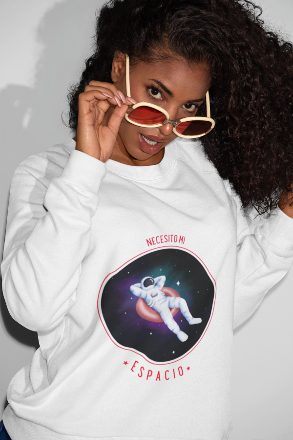 Necesito mi espacio - Sudadera astronauta - Imagen 2