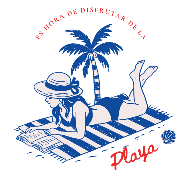 Disfrutar de la playa - tote bag playa - Imagen 4