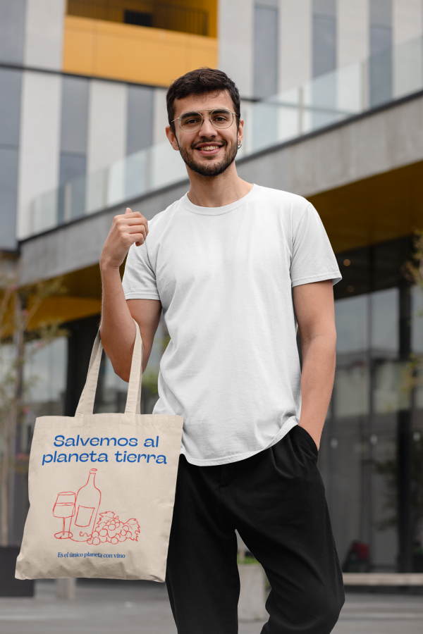 El bolso olvidado - tote bag vino - Imagen 4